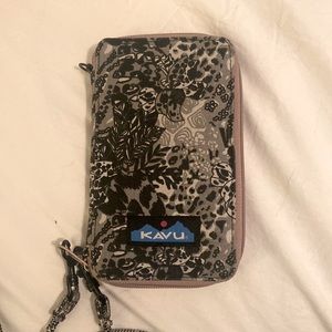 KAVU Go Time Bi-Fold Crossbody Wallet with Rope Strap